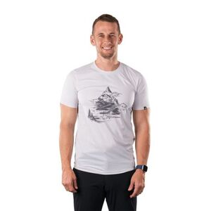 Férfi rövid ujjú túrázó póló NORTHFINDER NADAR-529creamwhite kép