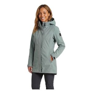 Női túrázó Softshell kabát kapucnival NORTHFINDER YULIANA-263greengrey kép