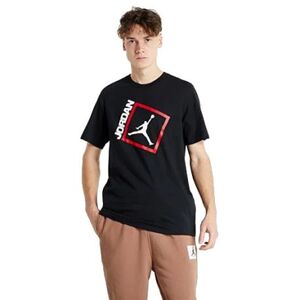 Férfi rövid ujjú póló NIKE M JORDAN JUMPMAN BOX SS CREW-011 BLACK kép