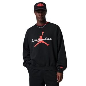 Férfi kapucnis pulóver NIKE JORDAN M J BRK AJ6 FLC CREW kép
