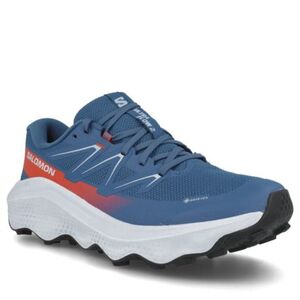 Férfi futó trail cipők SALOMON Ultra Flow 2 GTX M dark blue ballad blue cherry tomato kép
