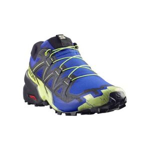 Férfi futó trail cipők SALOMON Speedcross 6 M bluing black acid lime kép