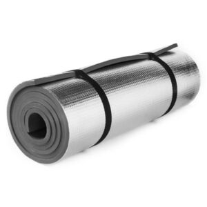 Hordozható matrac SPOKEY HIBERNATION Tourist double-layer sleeping mat with aluminum insulation, 180 x 50 x 1 cm, dark grey kép