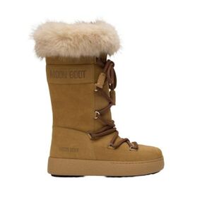 Női utcai cipők MOON BOOT MB LTRACK MONACO HIGH SUEDE, L003 SAND kép