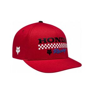 FOX Kerékpáros sapka - HONDA FLEXFIT - piros kép