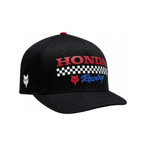 FOX Kerékpáros sapka - HONDA FLEXFIT - fekete kép
