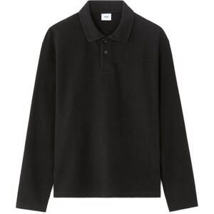 CELIO PERIZ Férfi galléros póló, fekete, méret kép