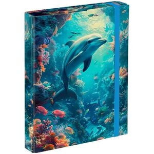 BAAGL DOLPHIN Füzettartó box A5, mix, méret kép