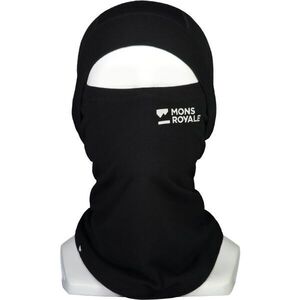MONS ROYALE OLYMPUS BALACLAVA Uniszex maszk merinó gyapjúból, fekete, méret UNI kép