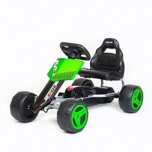 BABY MIX SPEEDY Gyerek lábbal hajtós gokart, fekete, méret kép
