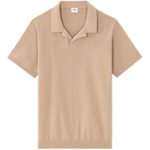 CELIO PEBEAUTER Férfi galléros póló, bézs, méret kép