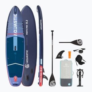 Deszka SUP AQUASTIC Perth Pro 11'2" allround sötétkék (Perth Pro 11'2" allround AQS-B5I022-BL) kép