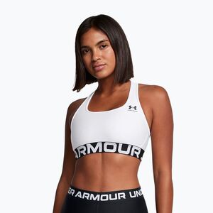 Under Armour HG Authentics Mid Márkás fehér/fekete edzőmelltartó (HG Authentics Mid Branded 1383544-100) kép