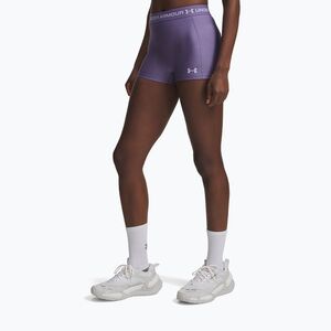 Női edzőshort Under Armour HeatGear Shorty purple luxe/purple crest (HeatGear Shorty 6010725-520) kép