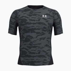 Férfi edzőpóló Under Armour HG Printed black/castlerock/white (HG Printed 6009657-001) kép