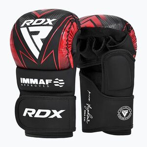 Grappling kesztyűk RDX IMMAF Approved Shooted Grappling red (IMMAF Approved Shooted Grappling GSR-IMF-1R) kép