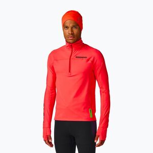 Férfi pulóver Rossignol Hero Half Zip First Layer neon red (Hero Half Zip First Layer RLPML12316) kép