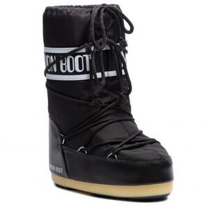 Gyerek téli magasszárú cipők MOON BOOT ICON NYLON, 001 black kép