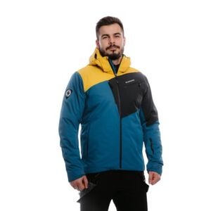 Férfi síkabát kapucnival BLIZZARD Ski Jacket Leogang, petroleum mustard yellow kép