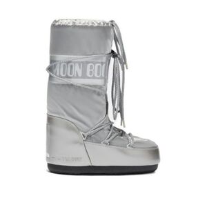 Gyerek téli magasszárú cipők MOON BOOT ICON GLANCE, 002 silver kép