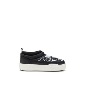 Alacsony téli cipők MOON BOOT MB PARK SOFT FLOWER-NA02 BLACK WHITE kép
