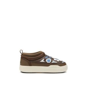 Alacsony téli cipők MOON BOOT MB PARK SOFT FLOWER-MH07 BROWN ELEPHANT GREY kép