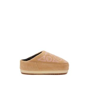 Női alacsony téli cipők MOON BOOT MB MULE EMBROIDERED SUEDE-LJ19 SAND PINK kép