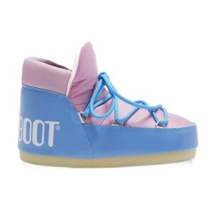Női bokacsizmák télen MOON BOOT PUMPS BI-COLOR, 004 alaskan blue pink kép