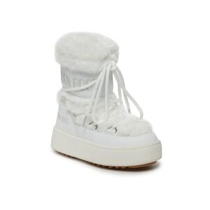 Lány téli magas csizmák MOON BOOT JTRACK FAUX FUR, 002 white kép