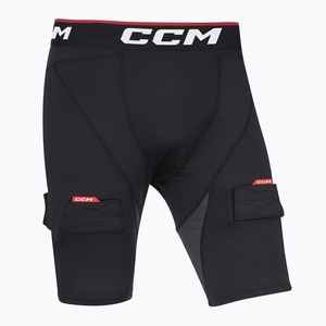 Férfi CCM Ribano Compresion SR hoki rövidnadrág fekete (Ribano Compresion SR SCJ2BA) kép