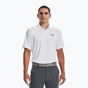 Férfi Under Armour Matchplay póló póló fehér/pálya szürke (Matchplay Polo 1377374-100) kép