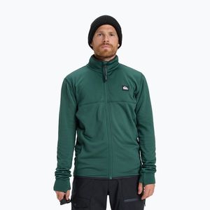 Férfi snowboard polárdzseki Quiksilver Steep Point Full Zip Fleece trekking green (Steep Point Full Zip Fleece EQYPF03078) kép