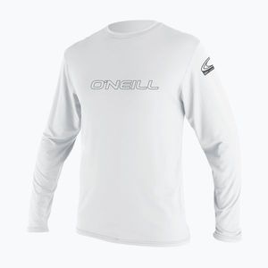 Férfi hosszú ujjú felső úszáshoz O'Neill Basic Skins Sun Shirt white. Méret: M kép
